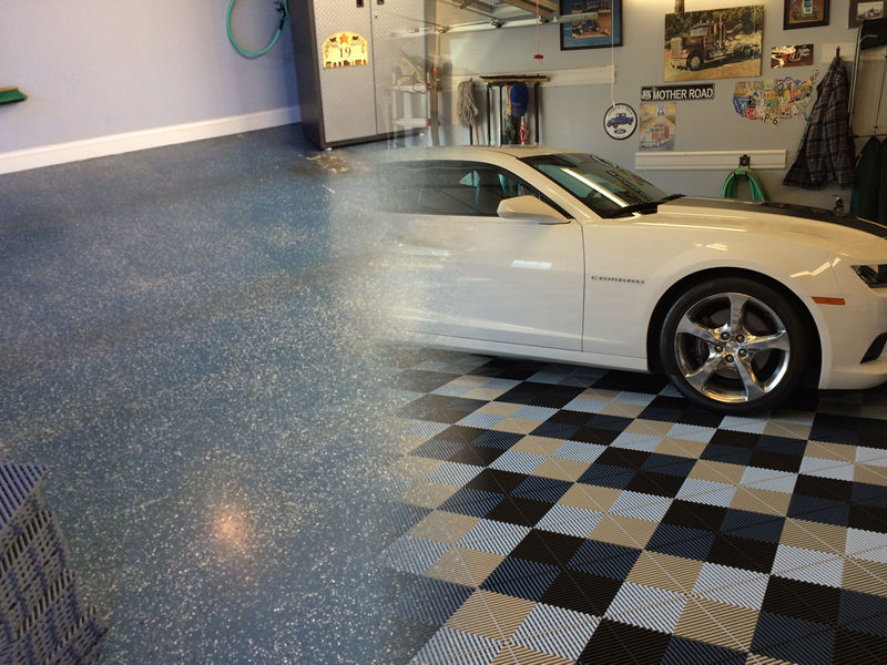 Transforming an Epoxy Garage Floor